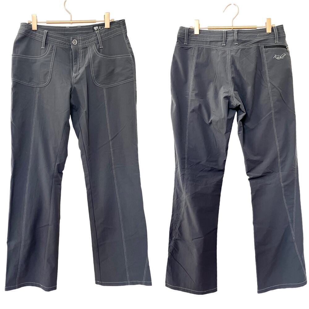 Kuhl Women’s Hiking Outdoor Cargo Pants Size 8 Charcoal Grey Stretch